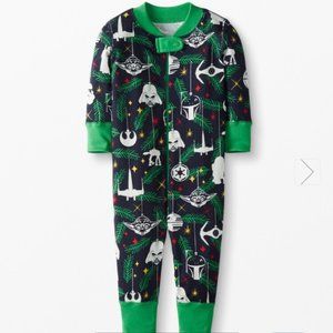 OFFERS WELCOME! Hanna Andersson Toddler Christmas Zip Sleeper/ Star Wars Pajamas